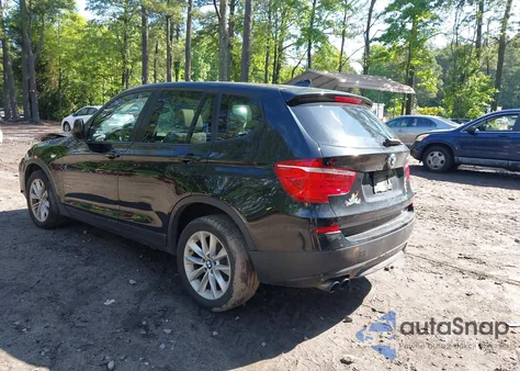 2013 BMW X3 xDrive28I from USA, damaged, VIN 5UXWX9C5XD0A19700
